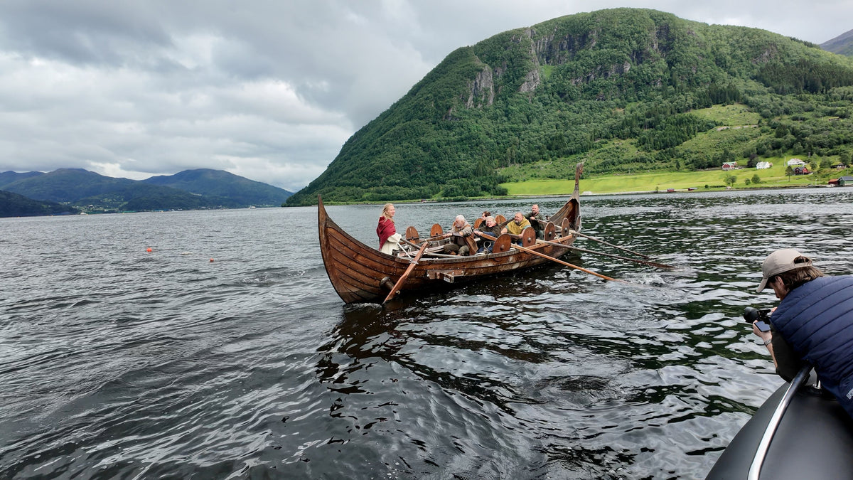 viking ship on the water